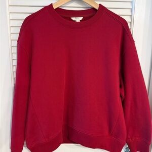 RW&CO. Rich Red Crewneck Top